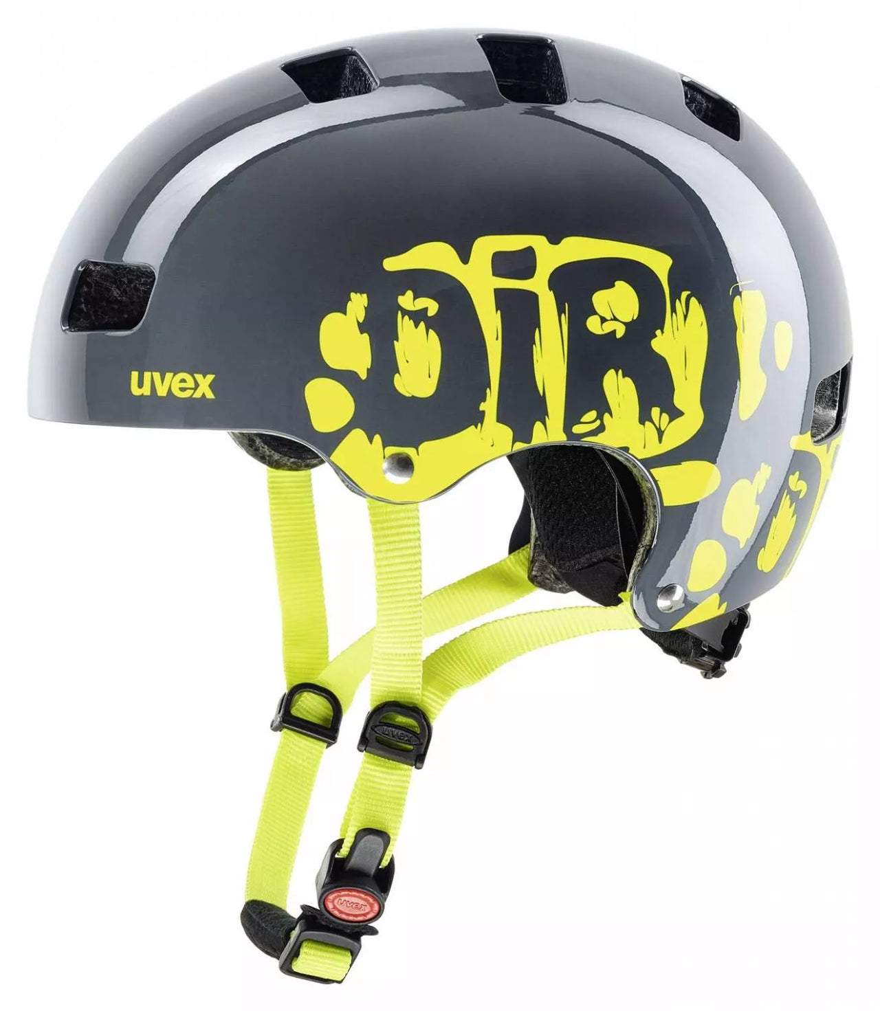 Uvex Kid 3 - Dirtbike grey/lime